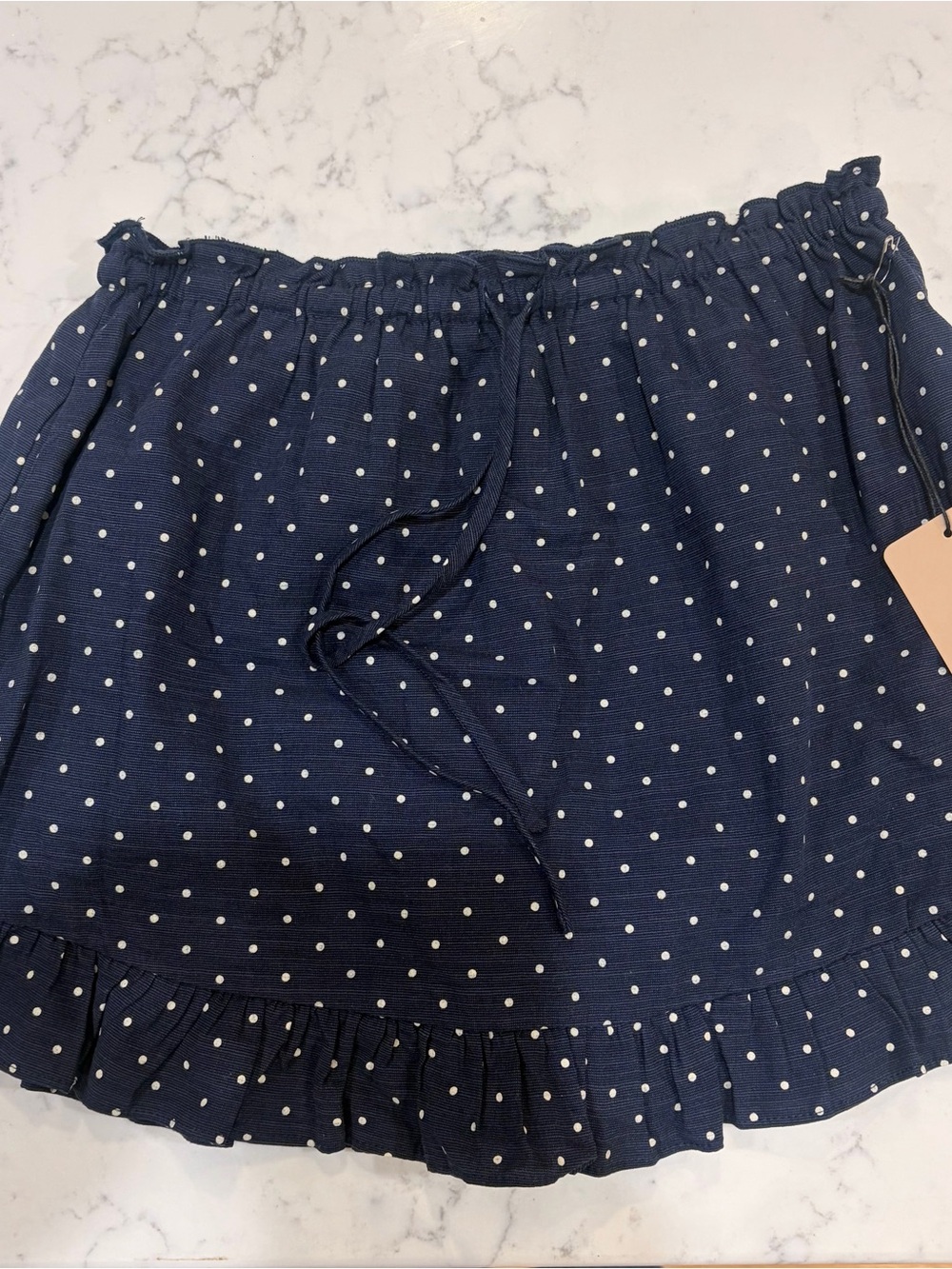 Polka dot skirt with shorts under!